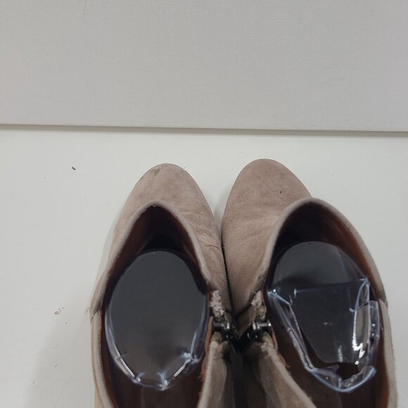 Sam Edelman Petty Ankle Boots Suede Beige Women's Size 8.5 side zip casual - Picture 7 of 13